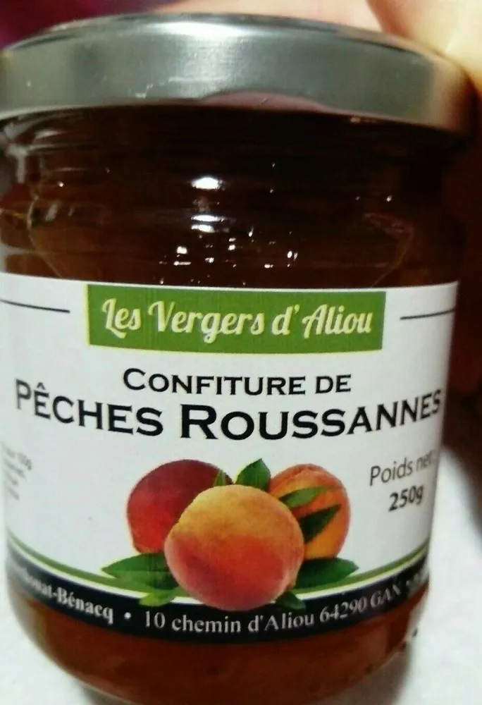 Confiture de pêches roussannes