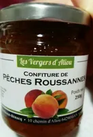 Confiture de pêches roussannes