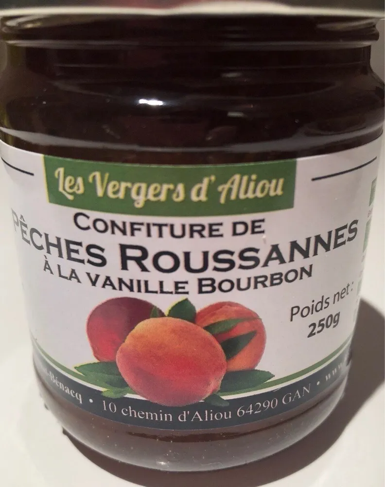 Confiture de pêches roussanes