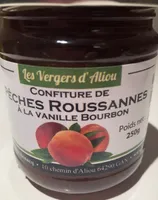 Confiture de pêches roussanes