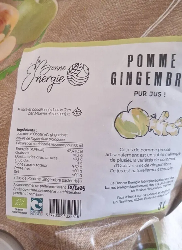Pomme Gingembre