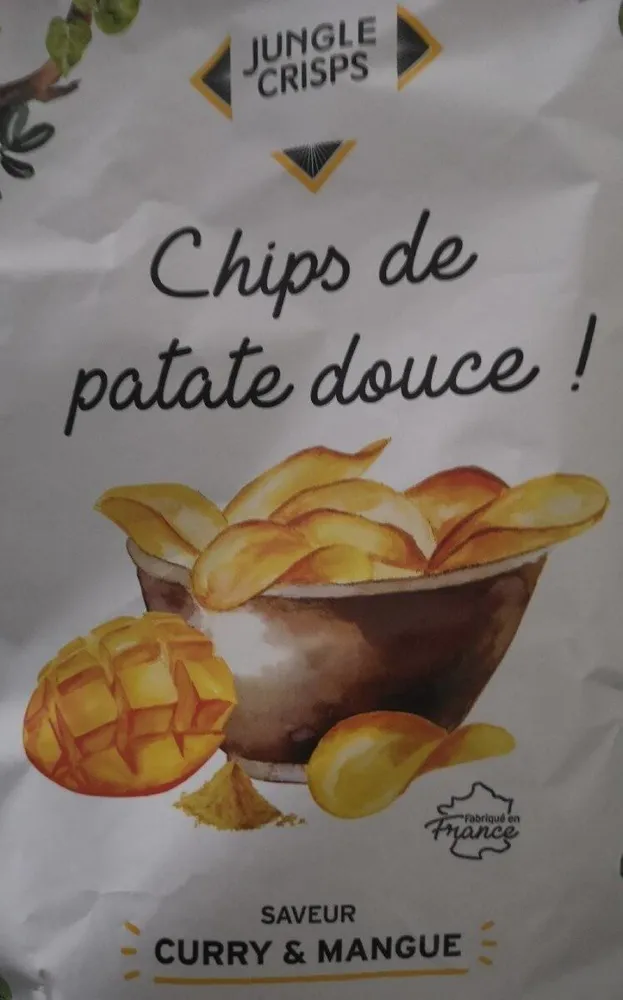 Chips de patate douce goût mangue