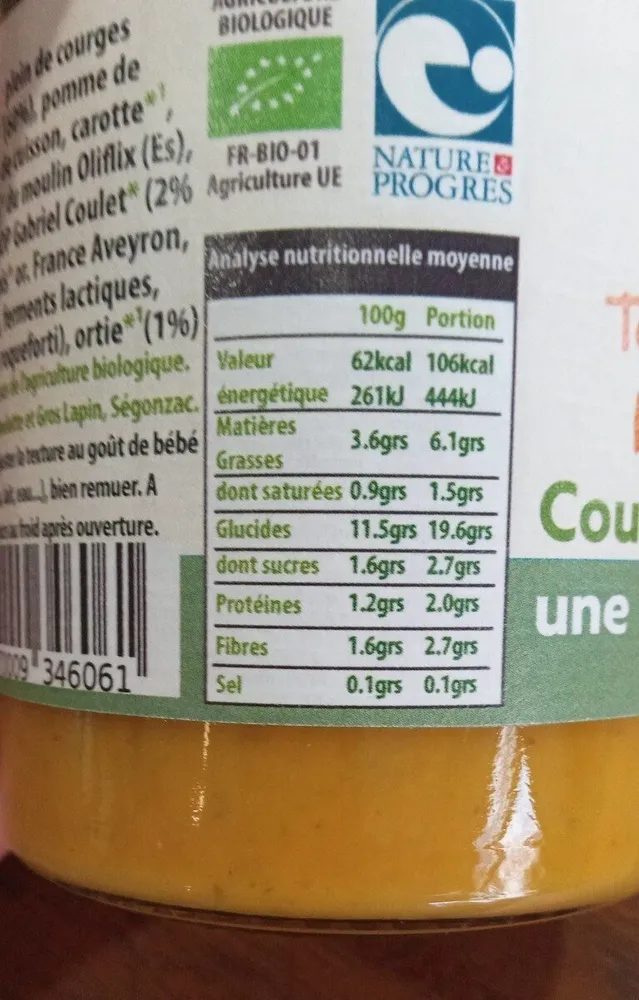 Courges pointe d'ortie une touche de roquefort