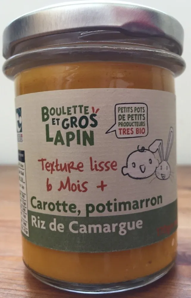 Carotte, potimarron, riz de camargue