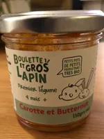 Purée carottes et butternut
