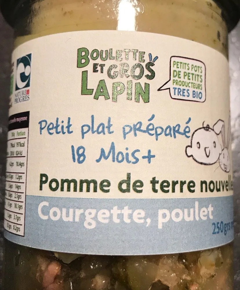 Petit plat prepare 18 mois et +