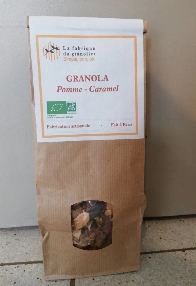 Granola pomme caramel