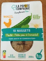 Nuggets Poulet Petit pois et Emmental