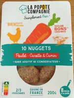 Nuggets Poulet Carotte et Cumin