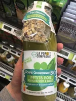 Soupe petits pois bio