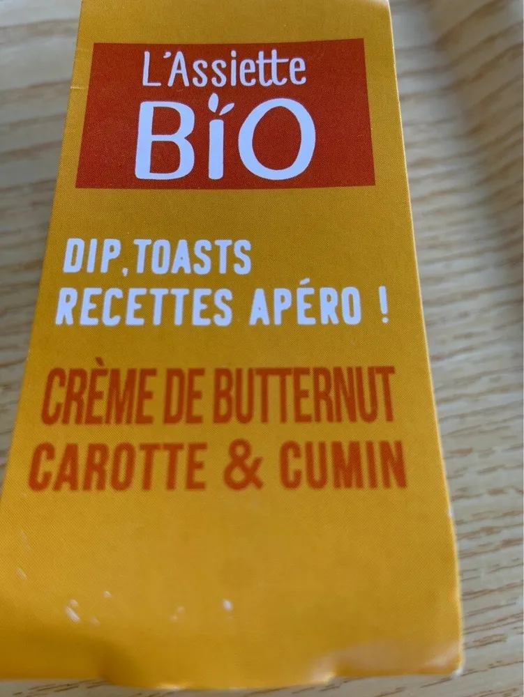 Creme de butternut carotte cumin