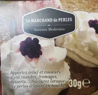 PERLES DE MYRTILLE au coeur liquide