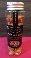 Noix de cajou Piment d'espelette&pignons d'olive