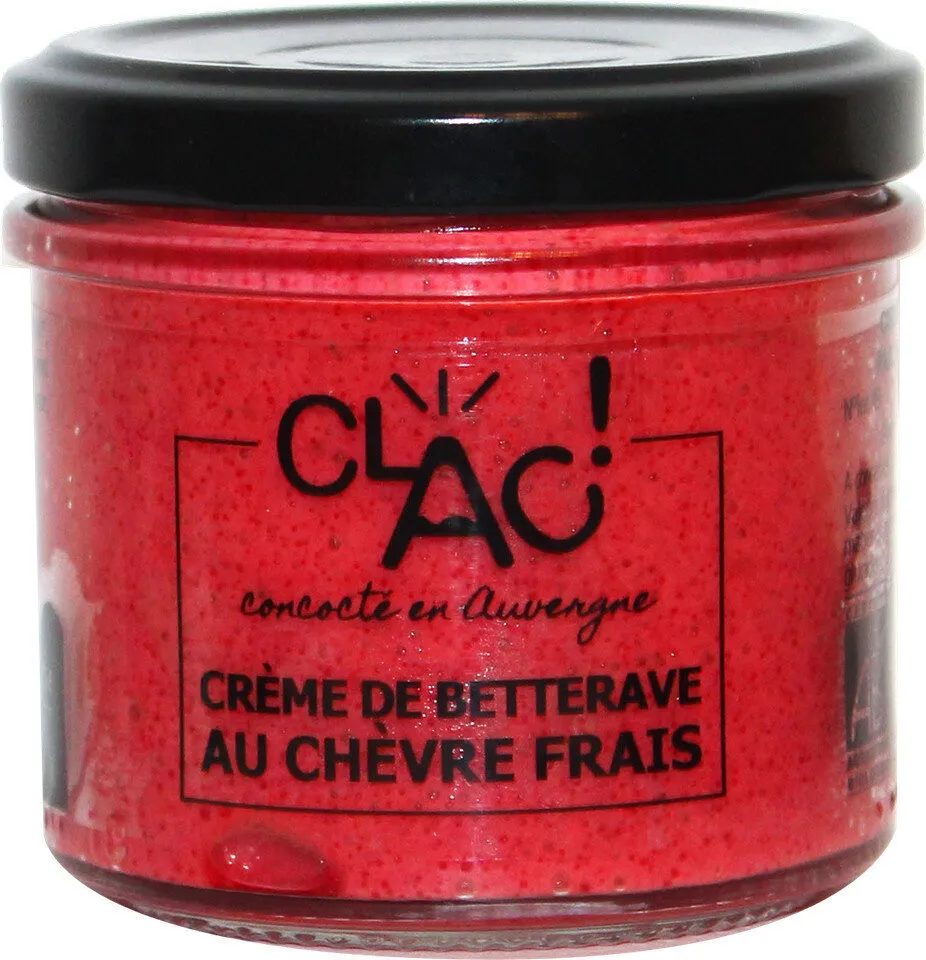 Crème de betterave au chèvre frais