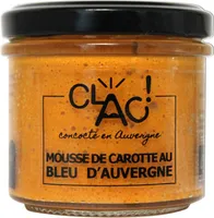 Mousse de carotte au bleu d'Auvergne