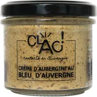 Crème d'aubergine au bleu d'Auvergne