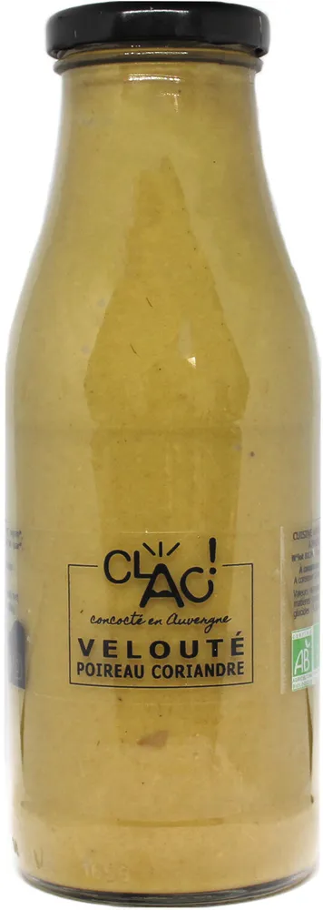 Velouté de poireau coriandre