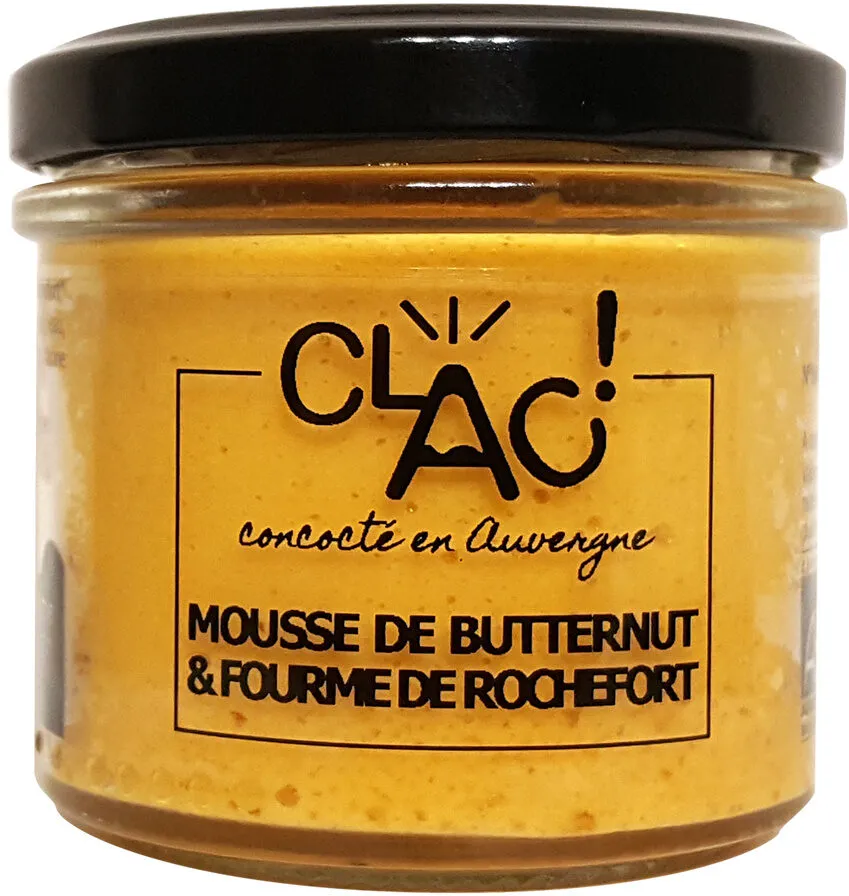 Mousse de butternut à la fourme de rochefort