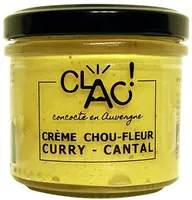 Crème chou fleur curry & cantal