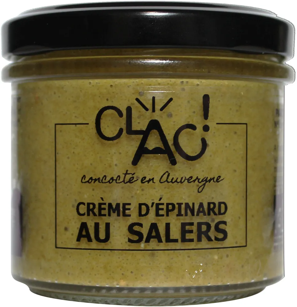 Crème d'épinard au Salers
