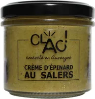 Crème d'épinard au Salers