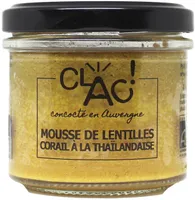 Mousse de lentilles corail à la thaïlandaise