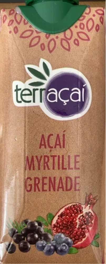 Acai myrtille grenade