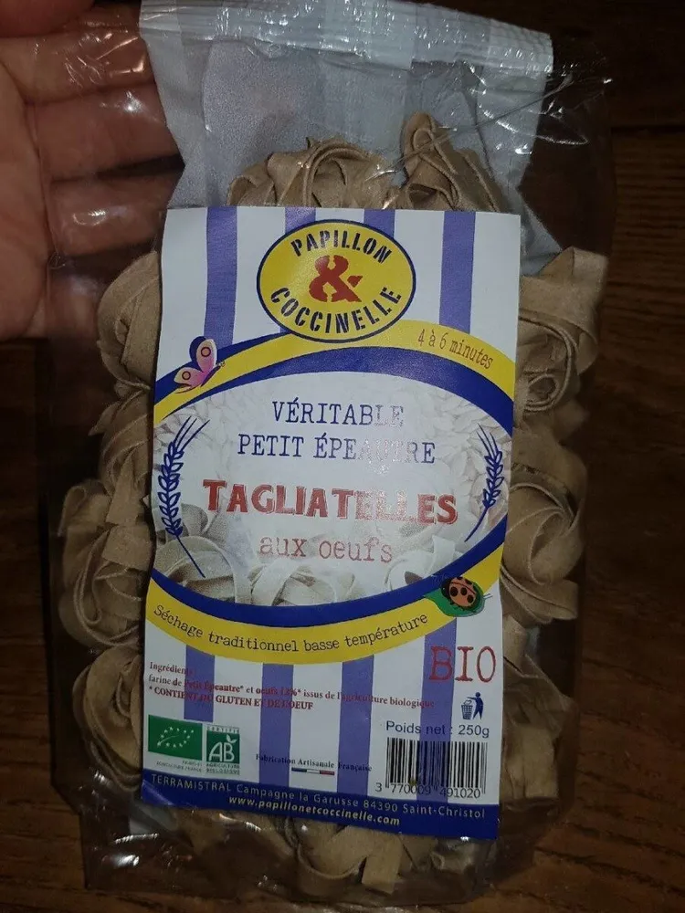 Tagliatelles aux œufs