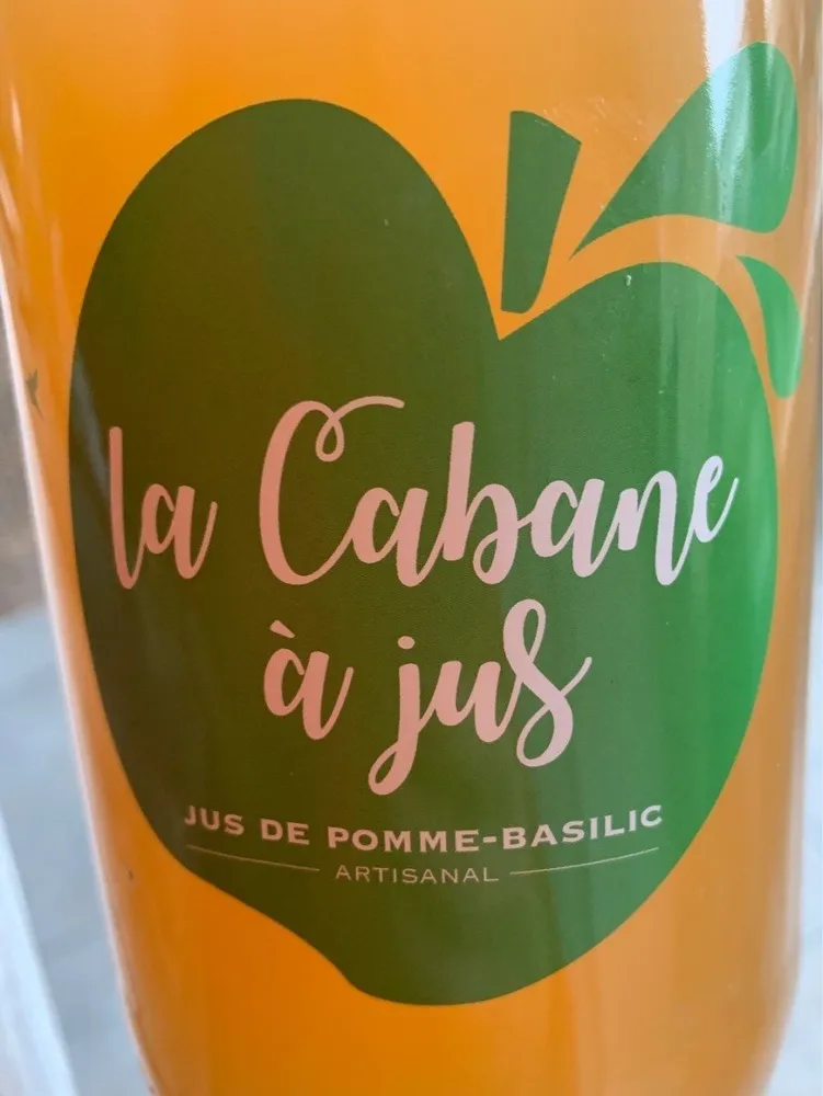 Jus pomme basilic