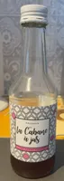 Jus pomme cassis