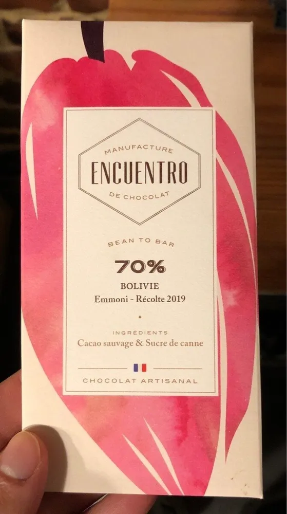 Chocolat 70% Bolivie Emmoni