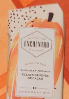 CHocolat 70% éclats de fèves de cacao