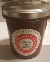 Confiture abricot et basilic