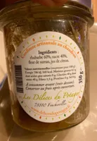 Confiture de rhubarbe artisanale