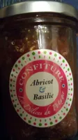Confiture abricot et basilic