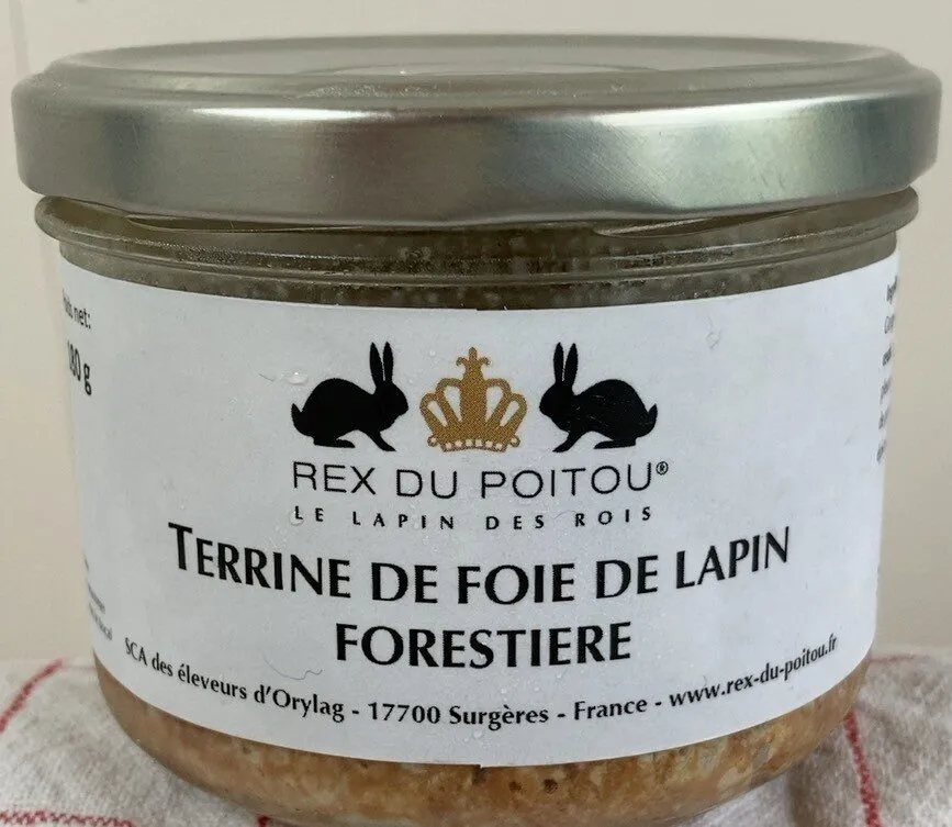 Terrine de foie de lapin forestiere