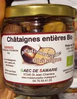 Châtaignes entières bio