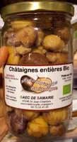 Châtaignes entières Bio