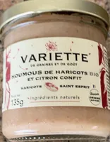 Houmous de haricots bio au citron confit