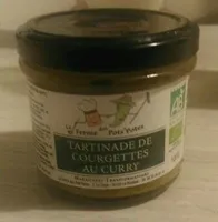 Tartinades de courgettes au curry