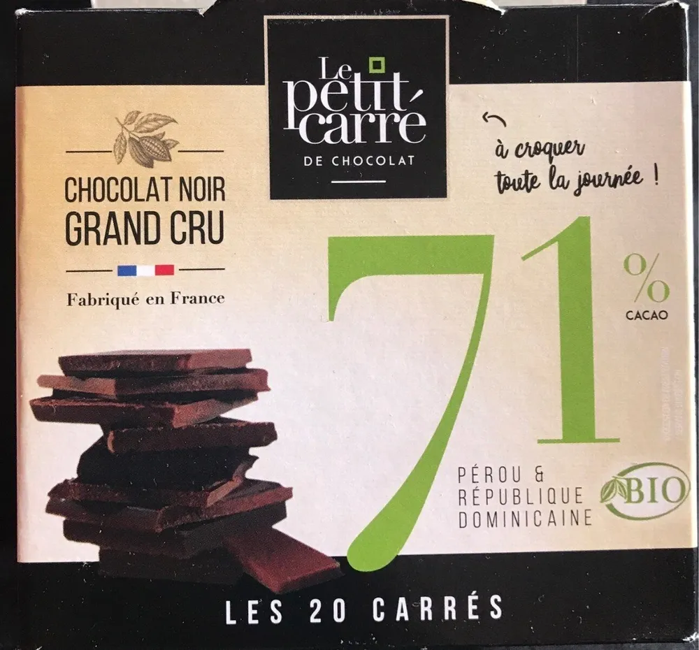 chocolat noir grand cru - 71% cacao