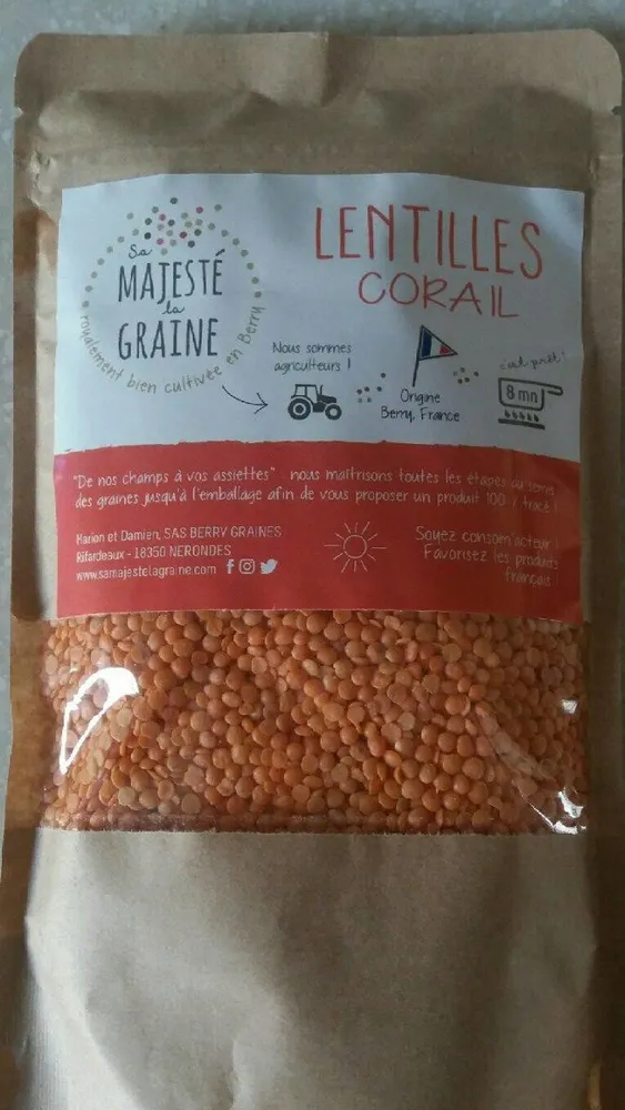 Lentilles corail