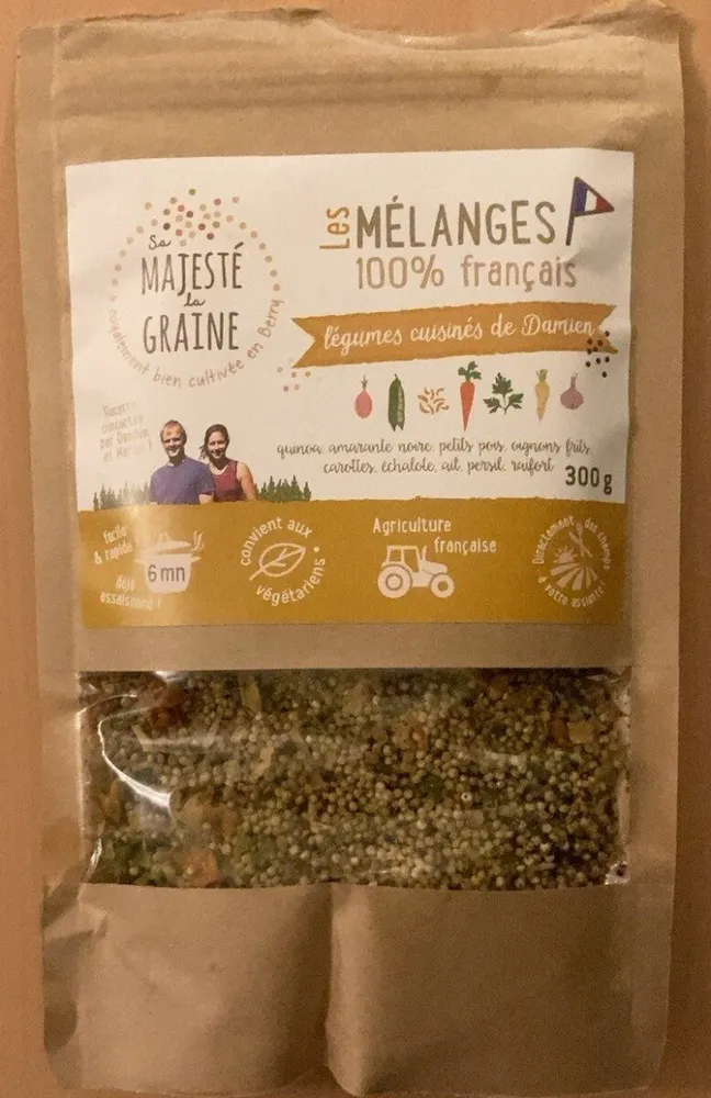 Légumes cuisinés de Damien