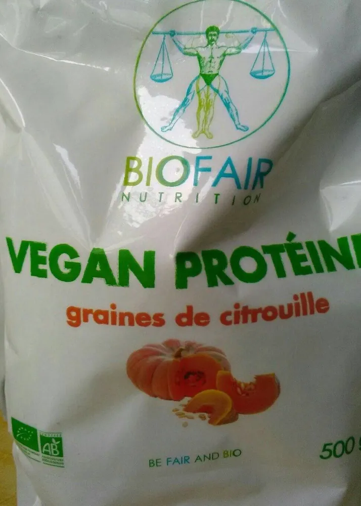 Vegan protéine graines de citrouille