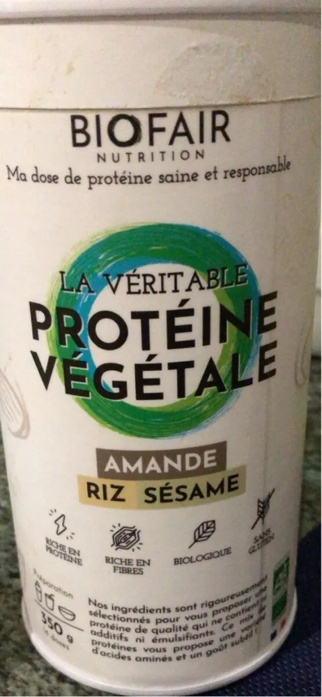 La Véritable Protéine Végétale - Amande Riz Sésame -