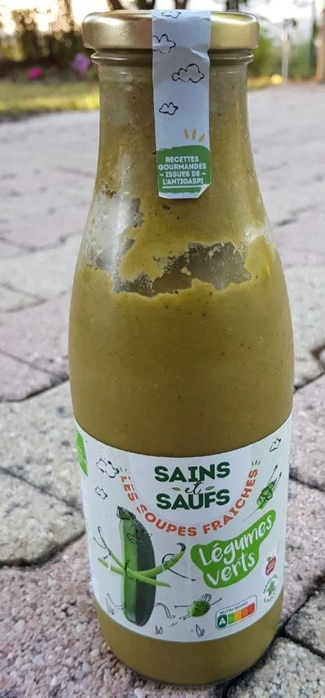 Soupe fraiche Légumes Verts