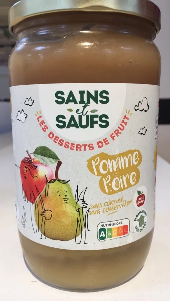 Les Dessert de fruit pomme poire