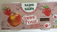 Dessert de fruit Pomme Fraise