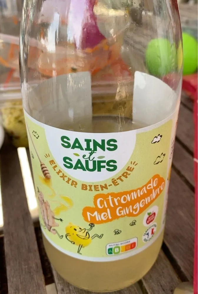Citronnade miel gingembre