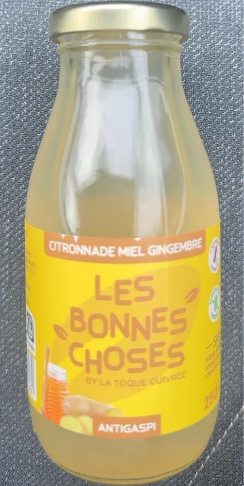 Citronade miel gingembre